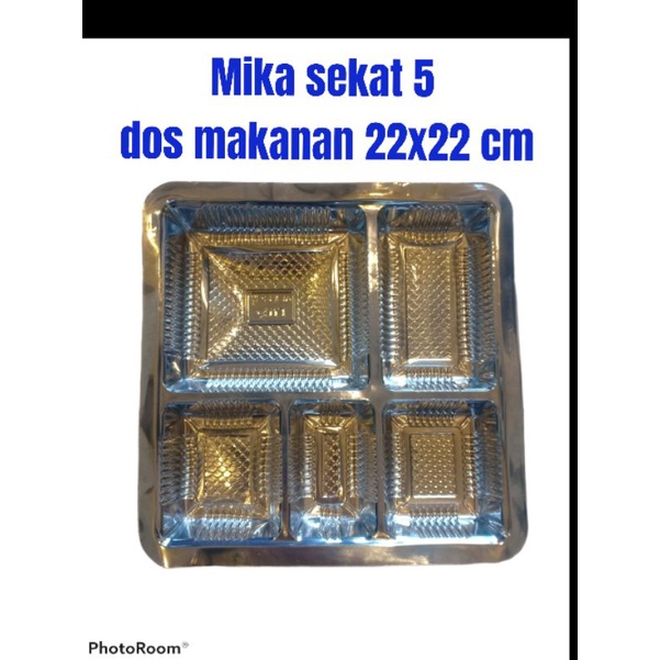 MIKA SEKAT 5 / TRAY / DOS 22X22 cm R11