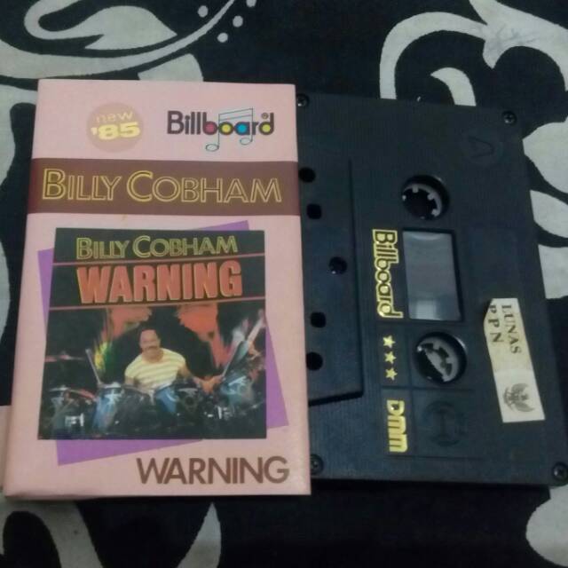 Kaset Pita Billy Cobham - warning - jazz rock