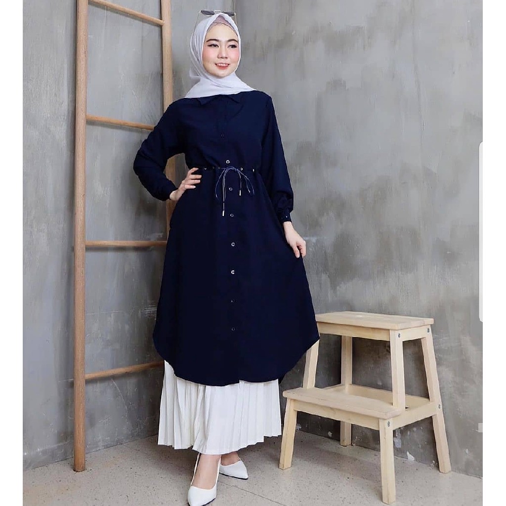 NORAH TUNIK BAHAN MOSSCRAPE Tunik Wanita Terbaru 2020 Tunik Wanita Jumbo Atasan Tunik Wanita Tunic