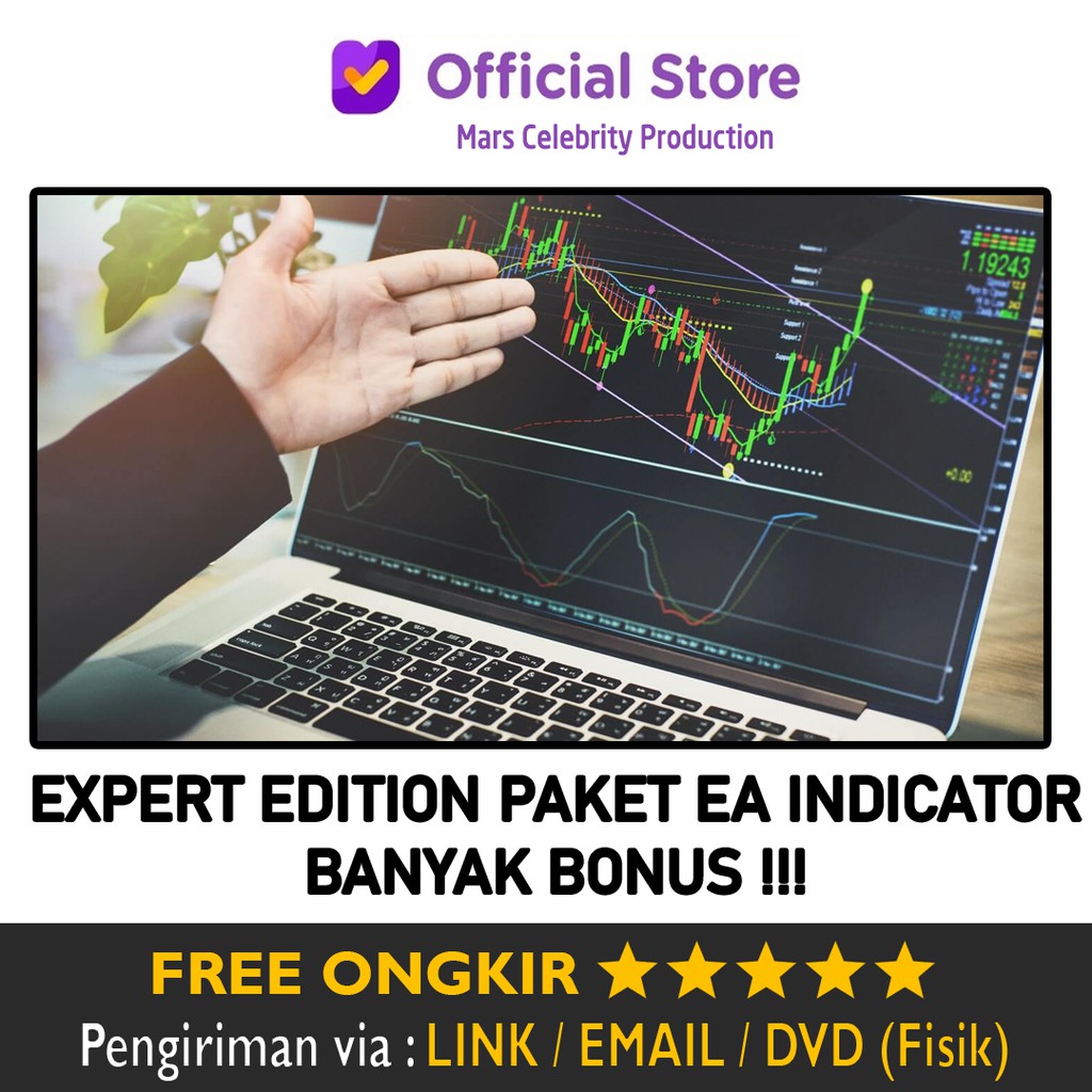 EXPERT EDITION PAKET EA INDICATOR BONUS BELAJAR TRADING TEKNIKAL ANALISIS STOCKS GOLD FOREX CRYPTO
