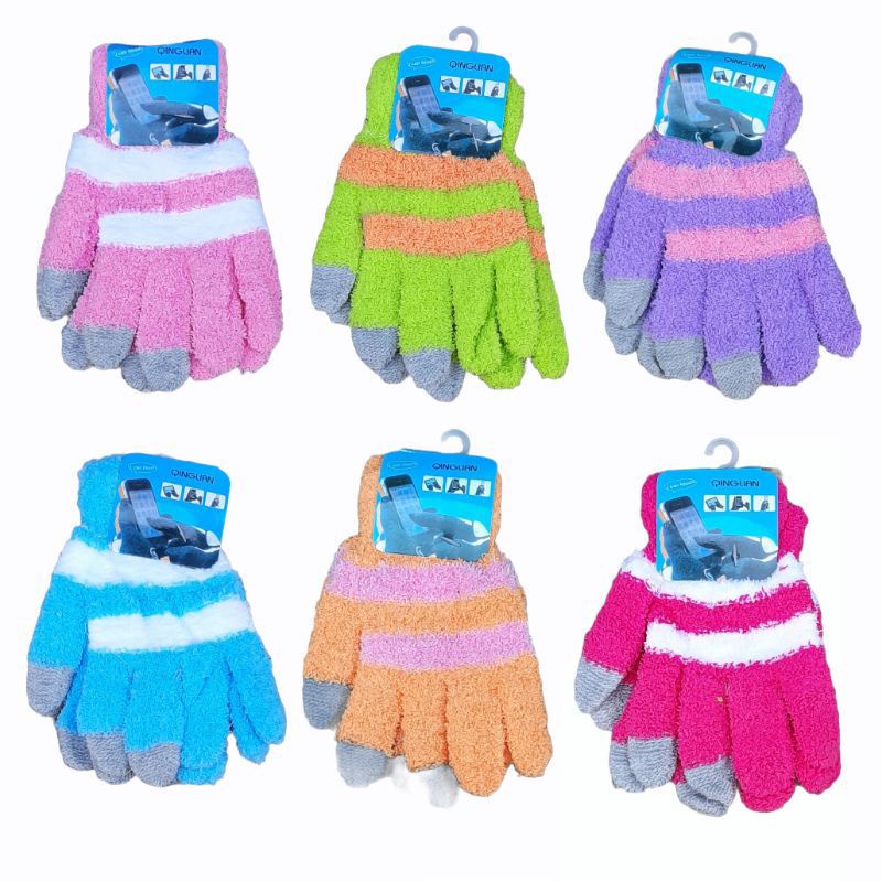 Sarung Tangan Handuk Wool Liris Touch Screen Wanita (Dewasa)