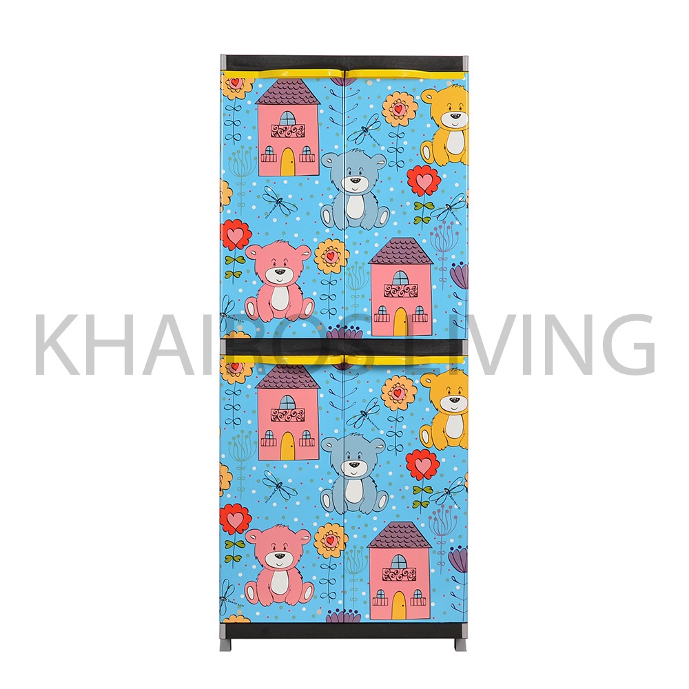 Lemari Plastik Miami Orlando Teddy Bear - DISKON