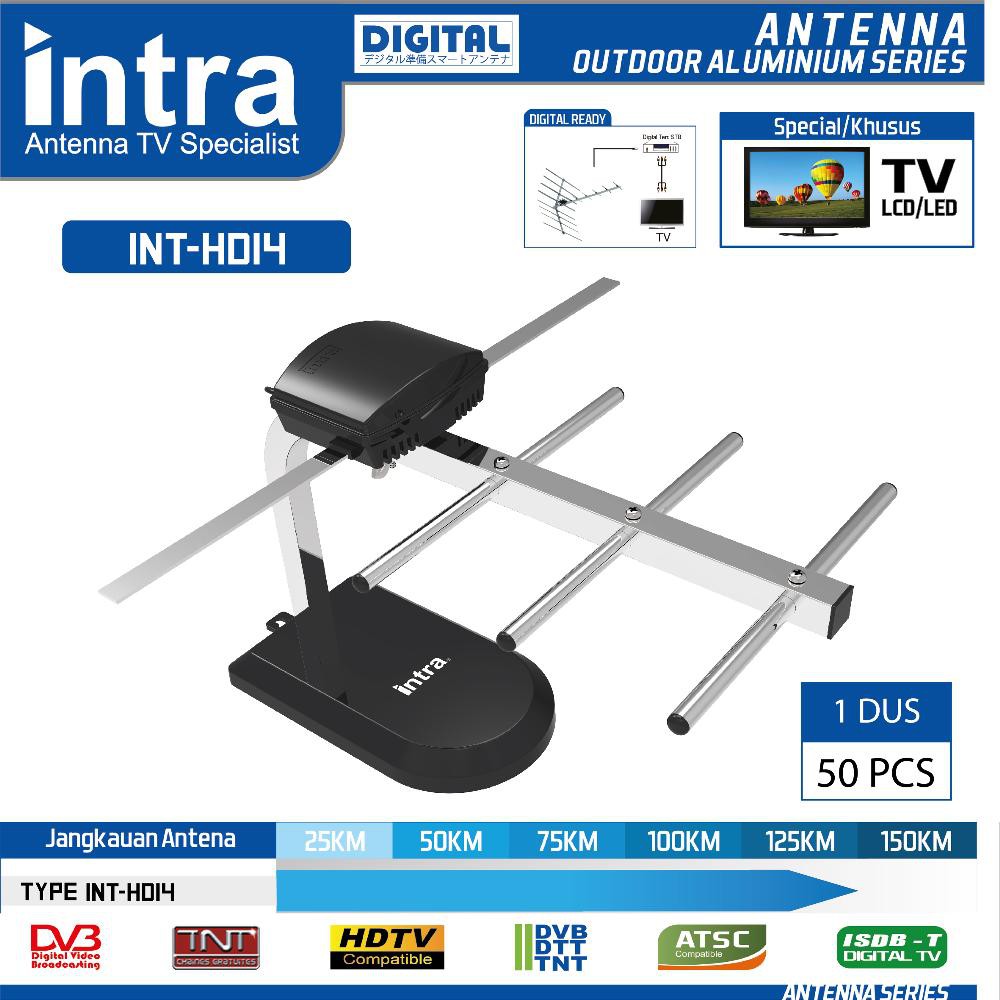 INTRA INT-HD14 Antena TV Indoor Digital Best FOR LCD &amp; LED TV