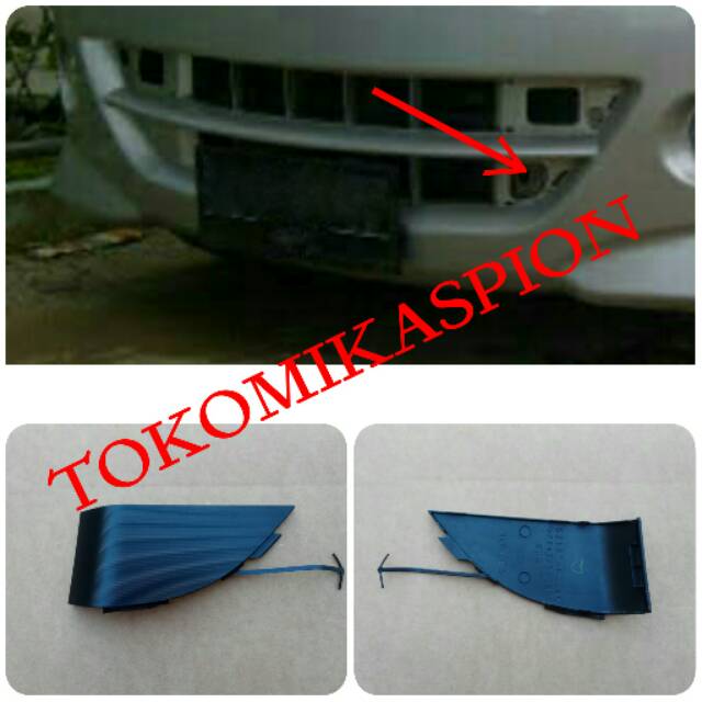 tutup derek avanza type s - cover derek avanza type s - tutup lubang towing avanza type s