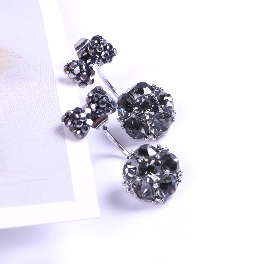 [COD] Anting Korea Tusuk/Jepit Model Kupu Jepit Daun Telinga Fashion Wanita Gaya Korea