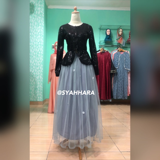 Rok Tutu Dan Blazer Sequin
