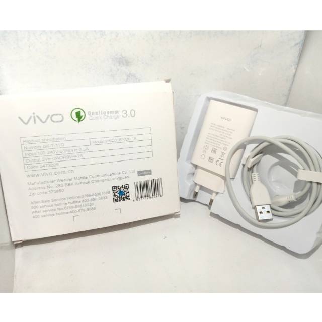 Charger Vivo Original Fast Charging,3A/Charger Vivo V7 DLL100%originalll