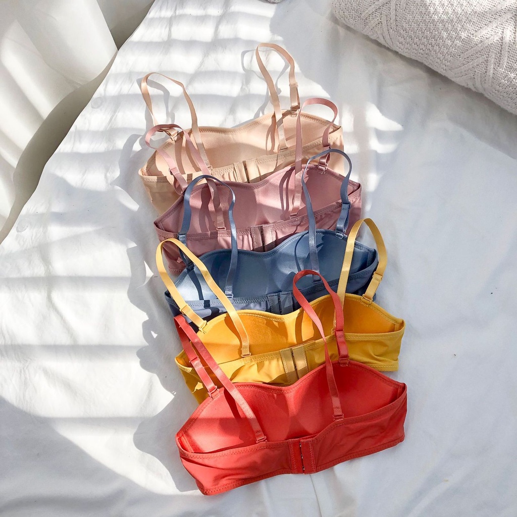 [ LINGERIE MASTER ] - (B-28) Half cup Hot sale Bra Model Seamless Tanpa Kawat Seamless-2