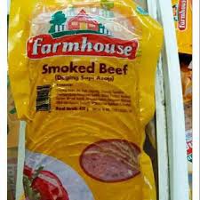 Farmhouse Smoked beef 450gr