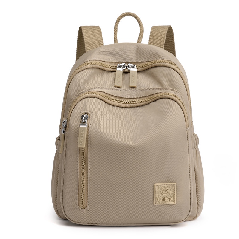 Tas original - tas ransel CHIBAO 1728 tas ransel wanita waterproof ransel import-beige