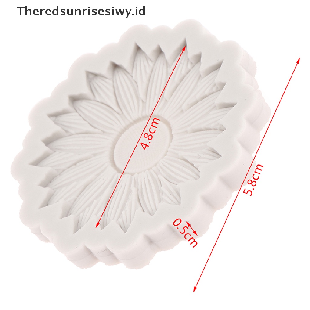 # Alat Rumah Tangga # Sun Flower Cetakan Kue / Coklat / Fondant Bentuk Bunga Matahari Untuk Dekorasi Ulang Tahun