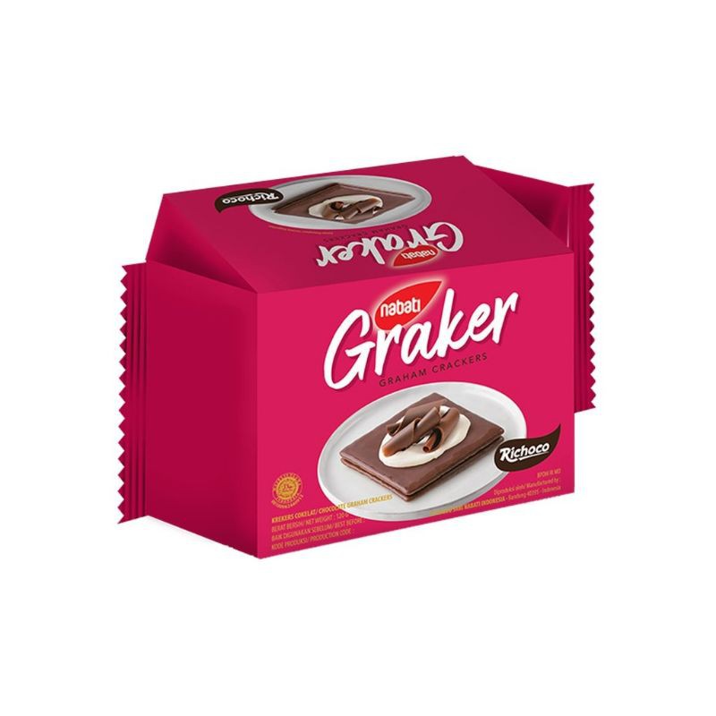 Nabati Graker Graham Crackers Richoco isi 12pcs