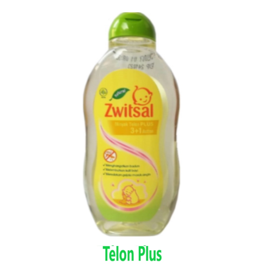 Zwitsal Natural Baby Minyak Telon Natural/Telon Plus/Cajuput &amp; Coconut Oil 100 ml