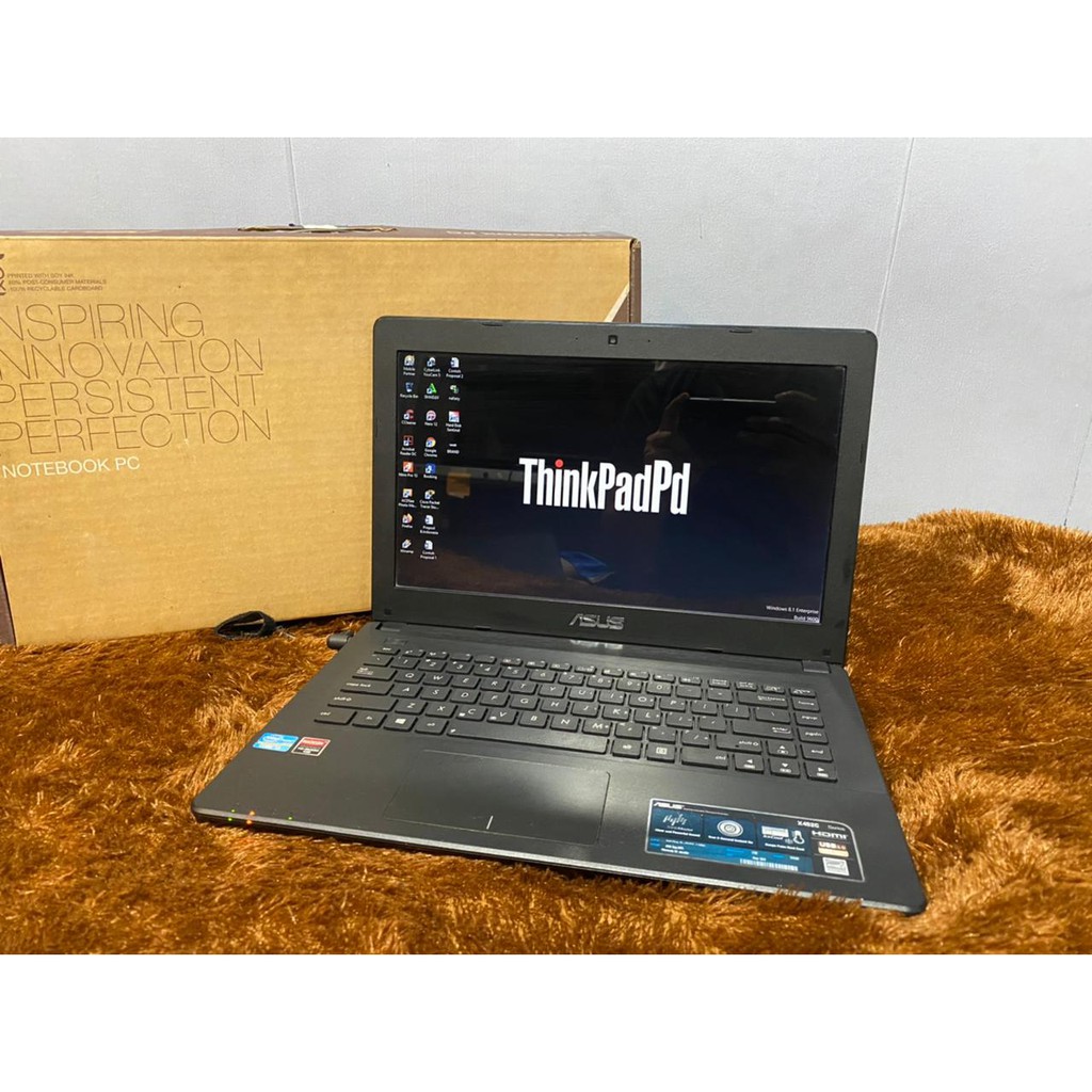 Laptop Gaming Desain ASUS X452C Core i3 3217U Ram 4gb Radeon Murah
