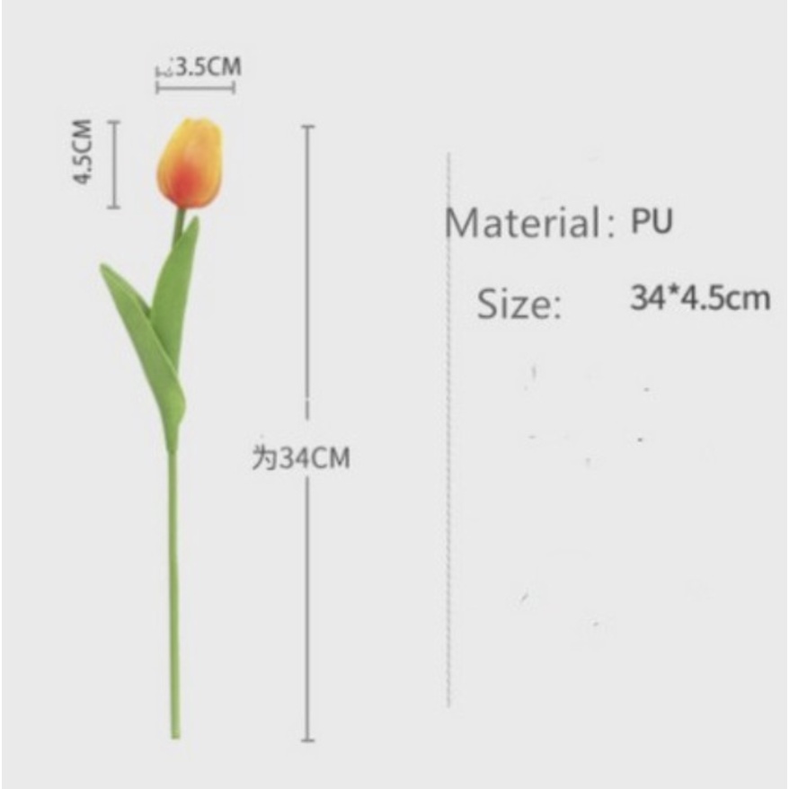 Bunga Tulip Kain Hiasan Dekorasi Rumah Pesta 1 Piece