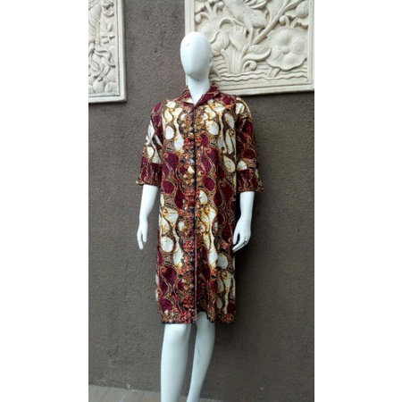 Tunik kancing depan