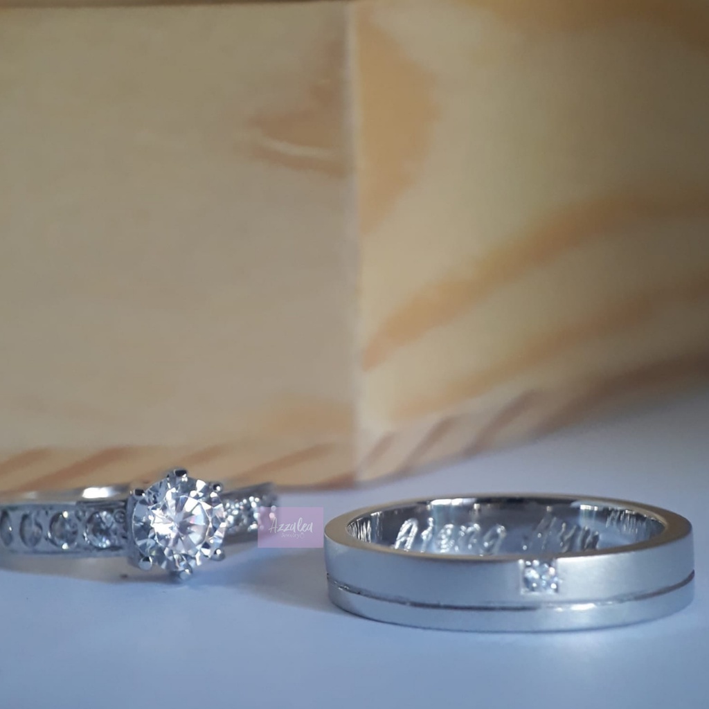 CINCIN PERAK COUPLE CINCIN PERAK TUNANGAN CINCIN PERAK NIKAH