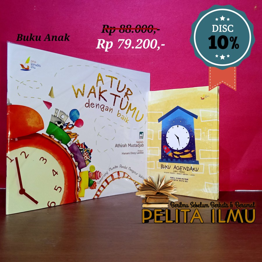 Paket Buku Manajemen Waktu Untuk Anak - Time Management For Kids