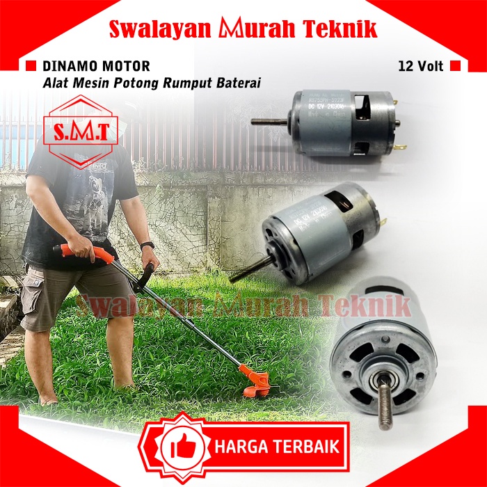 Dinamo Motor Alat Mesin Potong Rumput Baterai 12Volt Batery Cordless XENON CDGT360