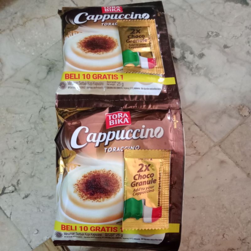 

Retail Torabika Cappucino Toraccino/renceng/10pc