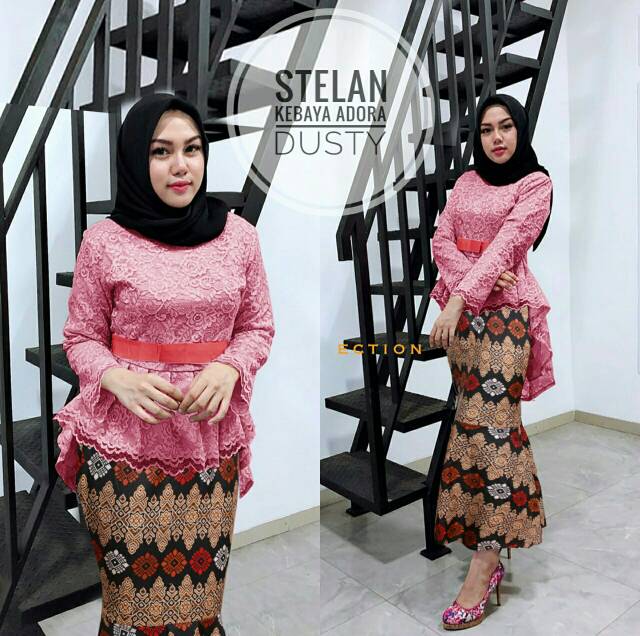 JC YU IMPORT Stelan Adora pinguin / Kebaya Duyung wanita kekinian (ada 7 warna)