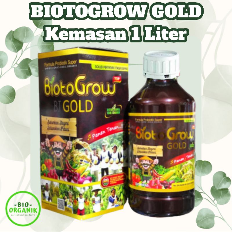 BIOTOGROW GOLD / PUPUK BIOTOGROW / PUPUK ORGANIK (kemasan 1 Liter)