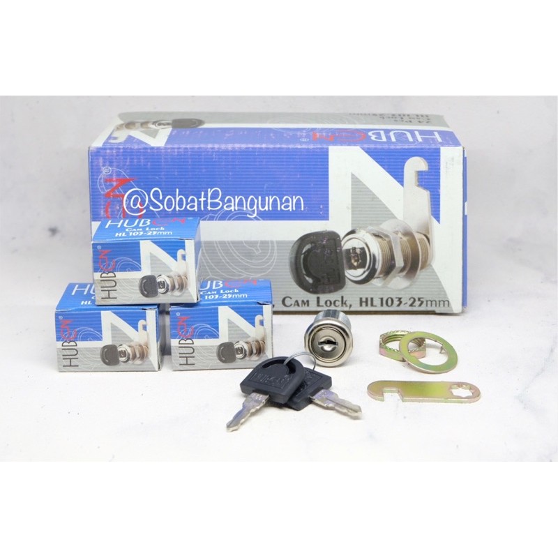 KUNCI LACI HUBEN HL 103-25mm / KUNCI LOKER / KUNCI LEMARI