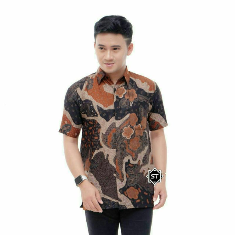 HEM BATIK LENGAN PENDEK SIZE JUMBO M L XL XXL 3XL 4XL 5XL 6XL 7XL 8XL 9XL 10XL