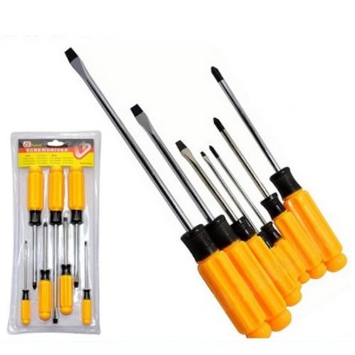 Obeng Set 7 Pcs Fatick Perkakas Set Obeng Kepala Magnet 0551 Screwdriver Set