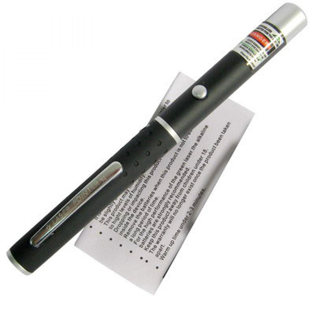 Green Point Beam Laser Pointer Pen 1 MW