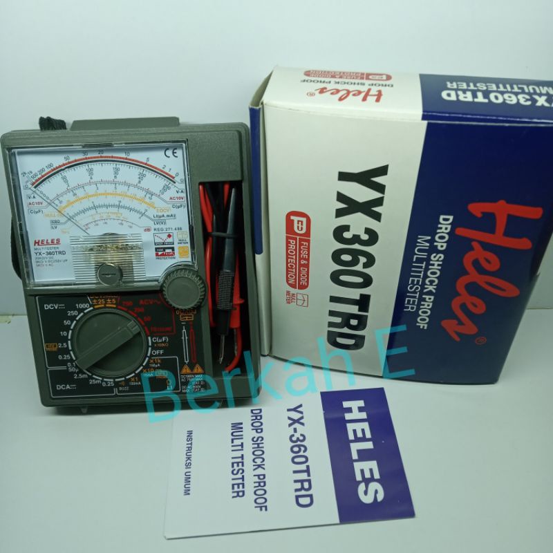 Multitester Multimeter Avometer Analog HELES YX-360TRD