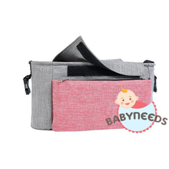 Baby Strollers Storage Bag Bottle Diapers Organizer Accessories tanpa tutup