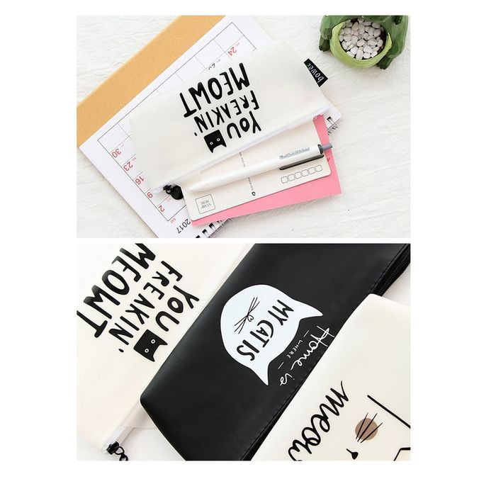 

Dijual TP0027 Tempat Pensil Black and White Cat / Tempat Kosmetik - TP Freakin Limited