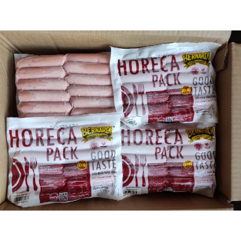 Jual Sosis Sapi Beef Breakfast Sausages Bernardi Horeca Pack 500gram