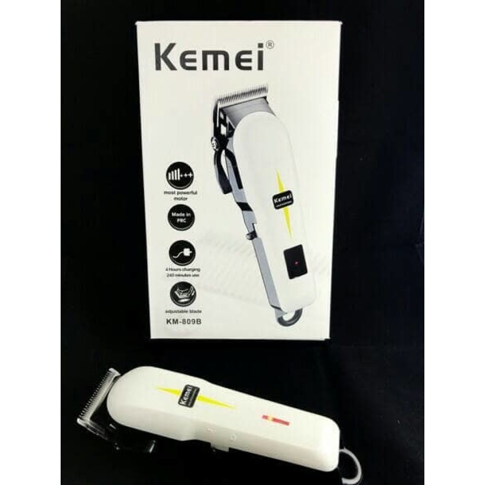 KEMEI KM-809B Rechargable Electric Hair Clipper Trimmer Non LCD