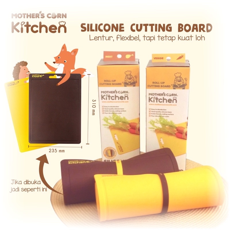 Mother's Corn Silicone Cutting Board/Talenan