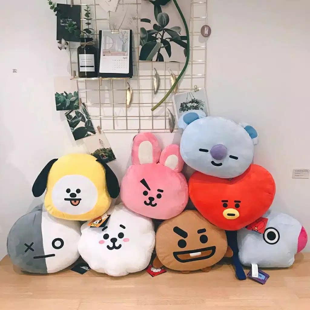 Bantal karakter boneka BTS  21  terlengkap Shopee Indonesia