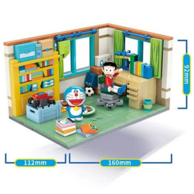 Keeppley Doraemon Nobita Rooms