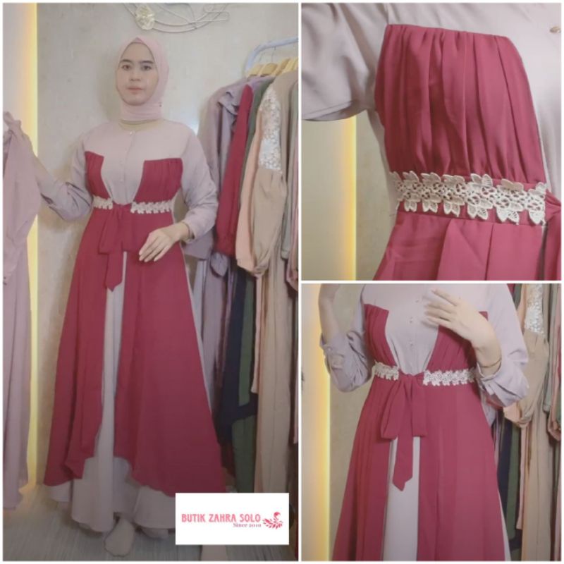GAMIS LADY ZARA BY RUMHI | DRESS LADY ZARA TERBARU TERMURAH