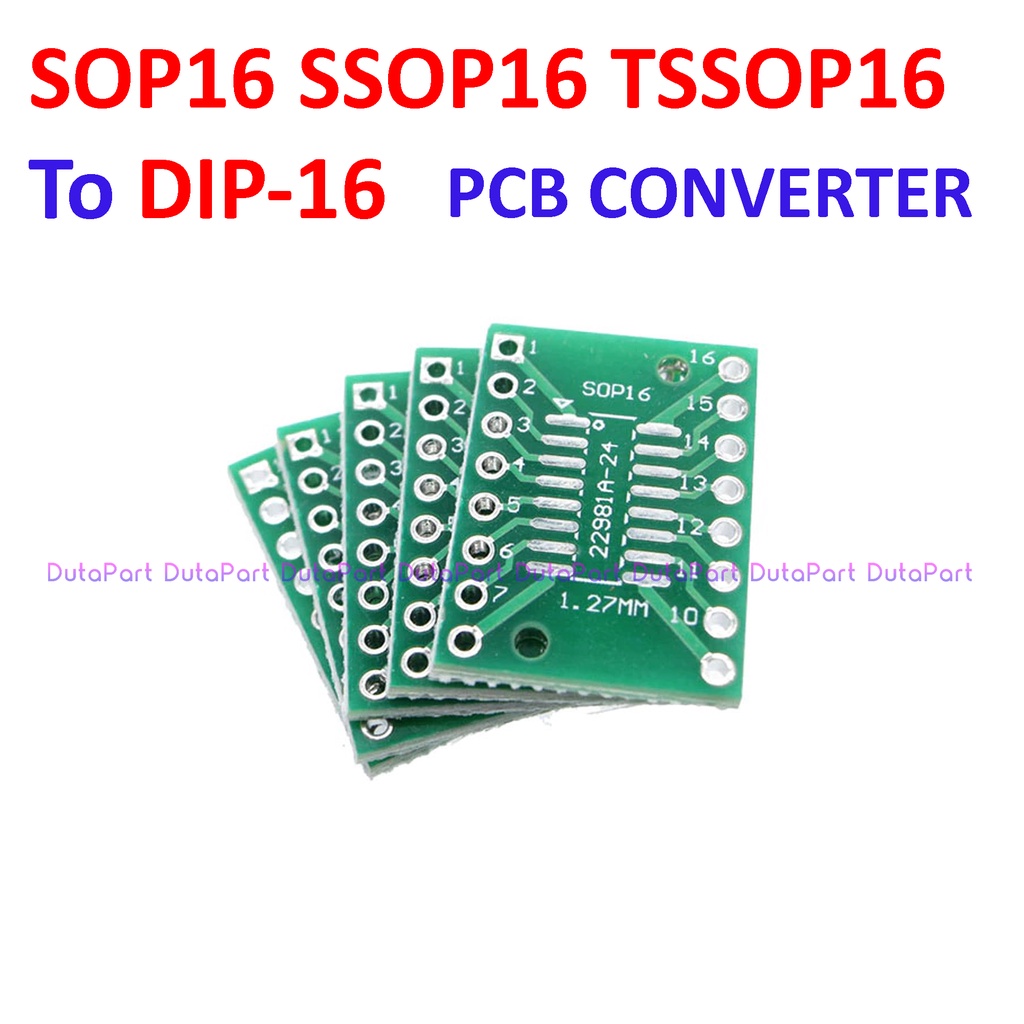 PCB Board SMD SOP16 SSOP16 TSSOP16 To DIP16 DIP 16 Adapter Converter