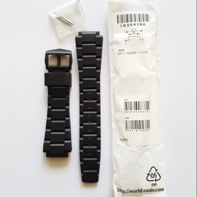 STRAP EDIFICE EFX-530P-1AV EFX 530P EFX 530 Casio Original