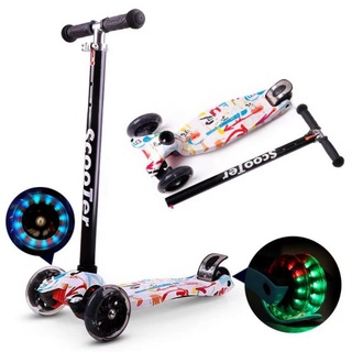 Kickboard Scooter MOTIF - Skuter Anak / Otoped Anak Roda 3