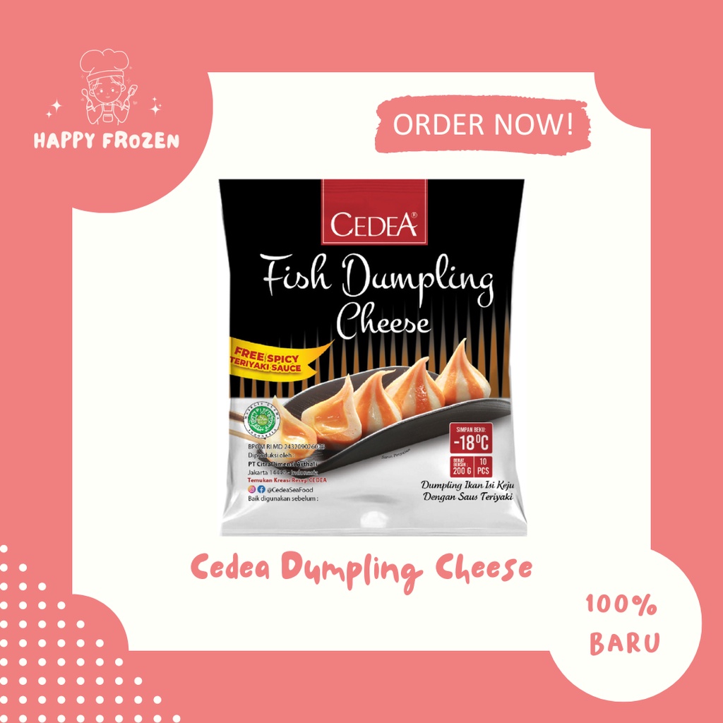 

Cedea Fish Dumpling Cheese 200 Gr