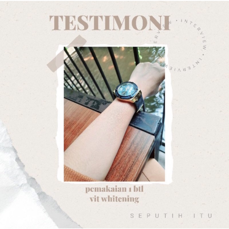 [READY STOCK&amp;FREE GIFT] VITAMIN WHITENING BY SEPUTIH ITU // MINYAK IKAN SEPUTIHITU