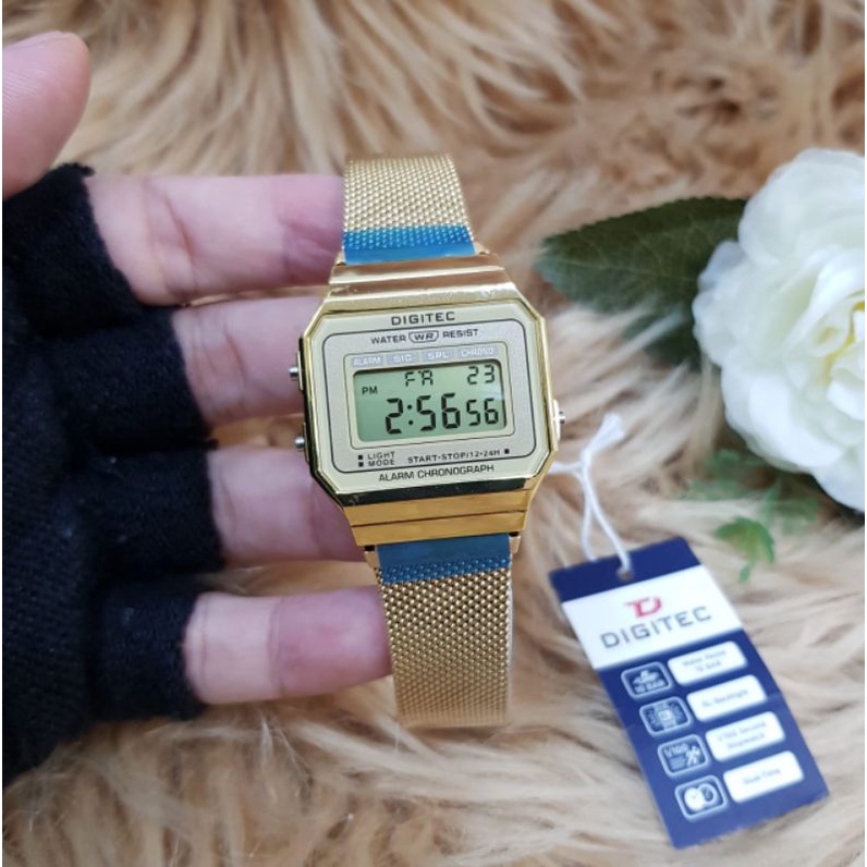 JAM TANGAN DIGITEC DG-3105T STAINLESS STEEL ORIGINAL