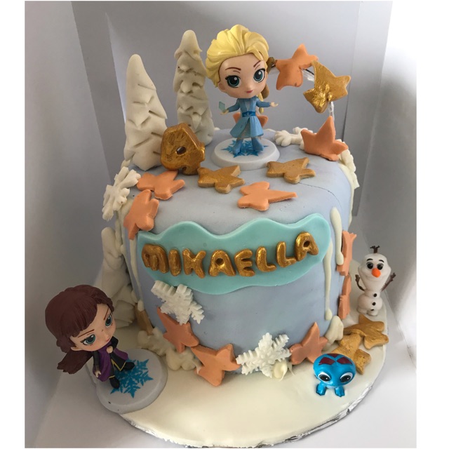 Kue Ulang Tahun Frozen / Cake Ultah Frozen