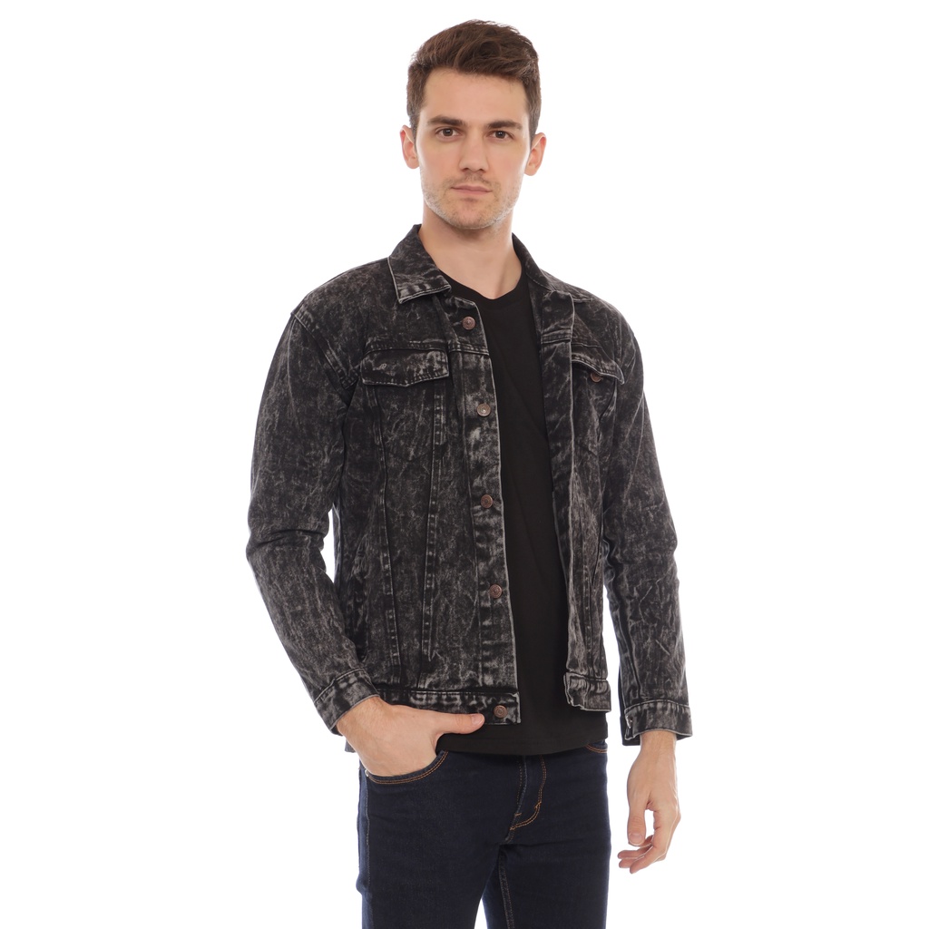 Trondheim Jaket Jeans Byon Blackwash