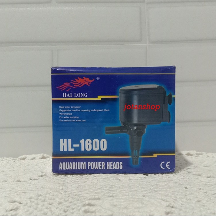 Hailong HL1600 HL 1600 Mesin Pompa Celup power head Aquarium Aquascape Hidroponik