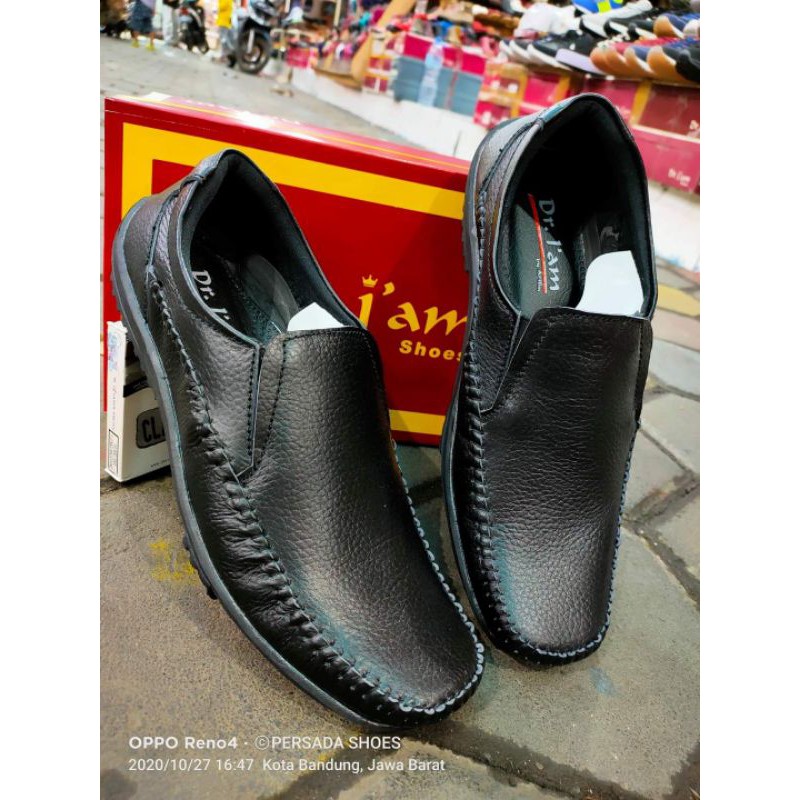 Sepatu Casual Kulit Pria Kr 01 Dr. Iam ( Produksi Sendiri )