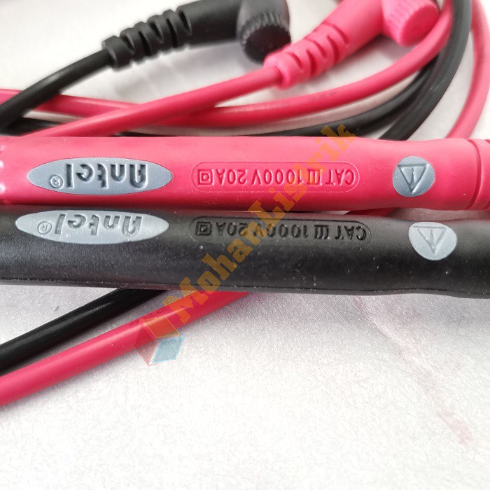 Kabel Probe Multimeter Multitester Set Hitam Merah